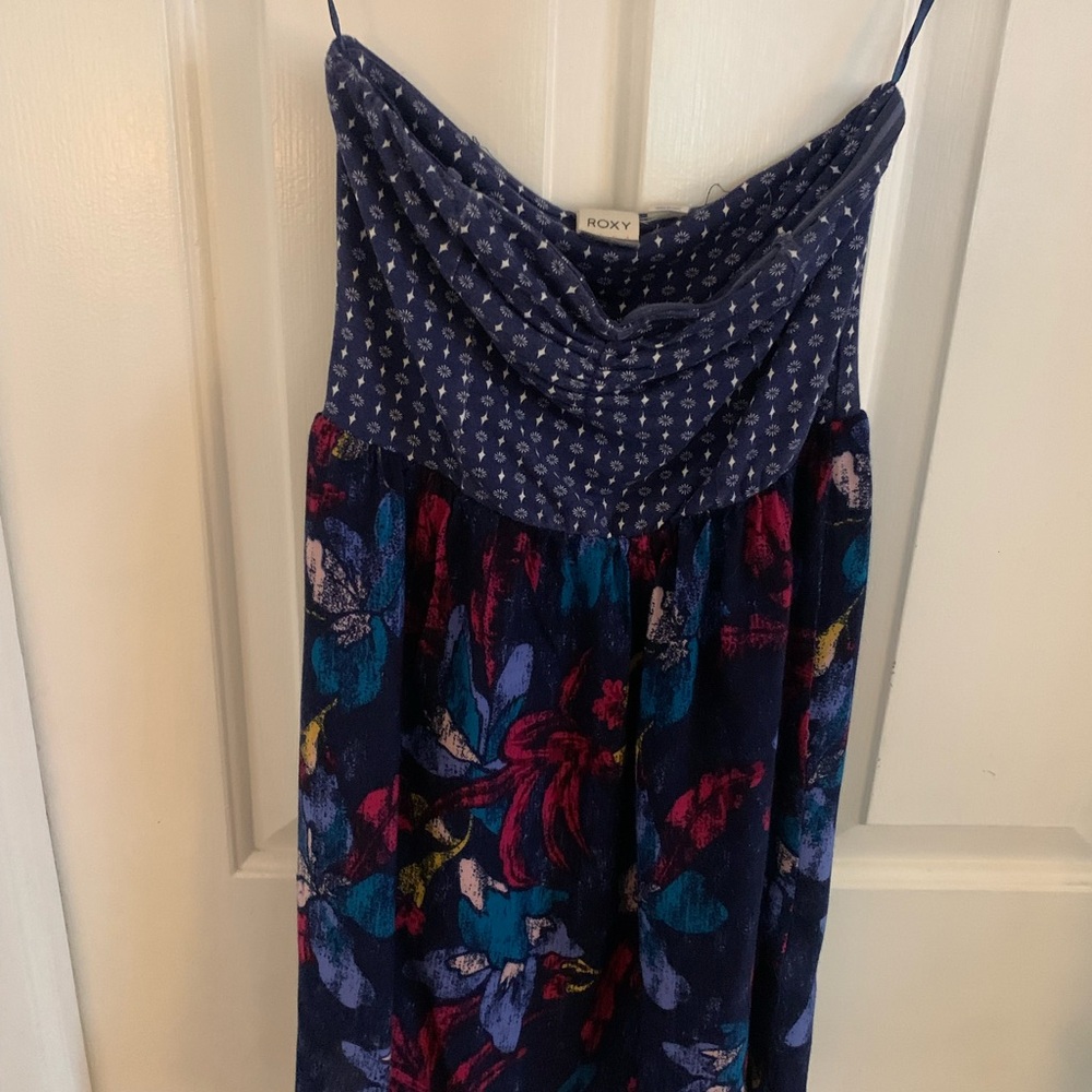Roxy Navy Starburst Pattern Dress